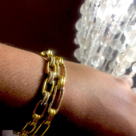 Micheal Kors Cuff Bangles with diamonds - Picture 5 of 6